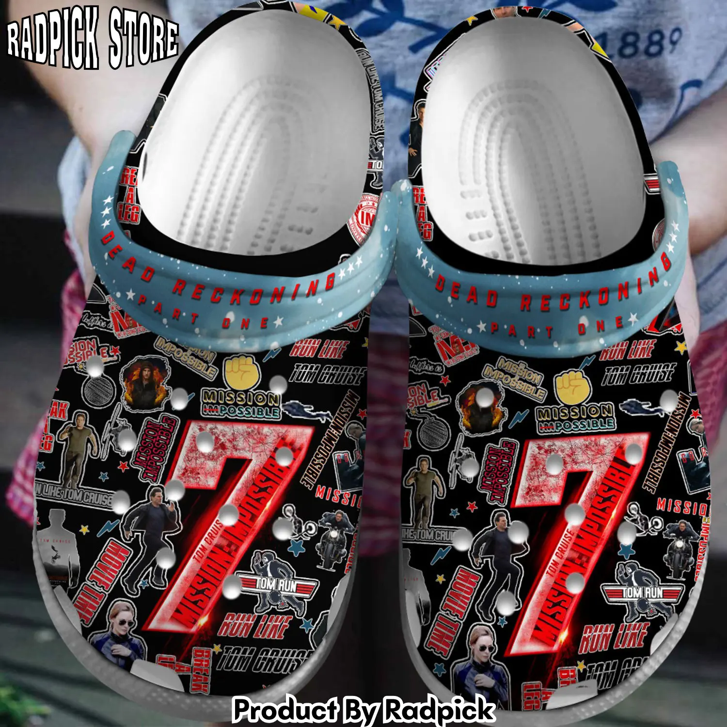 Radpick premium mission impossible movie clogs shoes for men women vra rp6522208